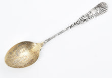 Load image into Gallery viewer, Sterling Silver Aerial Bridge Duluth Minnesota Antique Souvenir Spoon