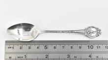Load image into Gallery viewer, Sterling Silver Virginia State Crest Demitasse Souvenir Spoon