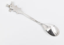 Load image into Gallery viewer, Sterling Silver Dutch Articulated Windmill Demitasse Spoon