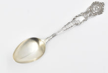 Load image into Gallery viewer, Sterling Silver Washington State Seal Crest Souvenir Spoon