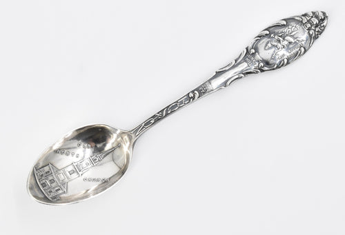Sterling Silver Old North Church Boston Massachusetts Souvenir Spoon
