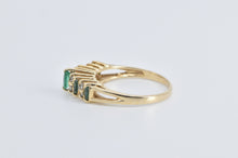 Load image into Gallery viewer, 14K Marquise Natural Emerald Diamond Vintage Ring Yellow Gold