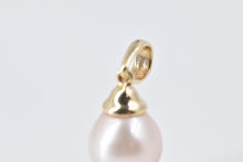 Load image into Gallery viewer, 14K Pearl Vintage Classic Simple Fashion Pendant Yellow Gold