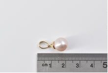 Load image into Gallery viewer, 14K Pearl Vintage Classic Simple Fashion Pendant Yellow Gold