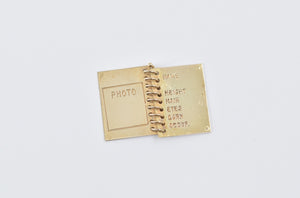 14K Articulated Passport Engravable Travel Charm/Pendant Yellow Gold