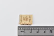 Load image into Gallery viewer, 14K Articulated Passport Engravable Travel Charm/Pendant Yellow Gold