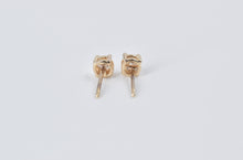 Load image into Gallery viewer, 14K 0.25 Ctw Natural Diamond Solitaire Stud Earrings Yellow Gold