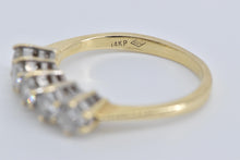 Load image into Gallery viewer, 14K 1.00 Ctw Natural Diamond Wedding Band Ring Yellow Gold
