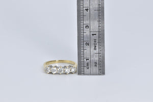 14K 1.00 Ctw Natural Diamond Wedding Band Ring Yellow Gold