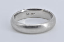 Load image into Gallery viewer, Platinum 5.0mm Rounded Classic Wedding Band Ring