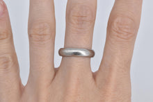 Load image into Gallery viewer, Platinum 5.0mm Rounded Classic Wedding Band Ring