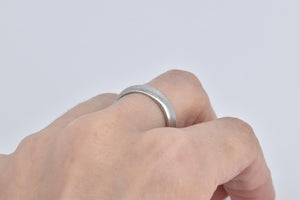 Platinum 5.0mm Rounded Classic Wedding Band Ring
