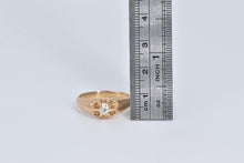 Load image into Gallery viewer, 14K 0.24 Ct Old European Cut Natural Diamond Belcher Ring Yellow Gold