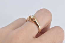 Load image into Gallery viewer, 14K 0.24 Ct Old European Cut Natural Diamond Belcher Ring Yellow Gold