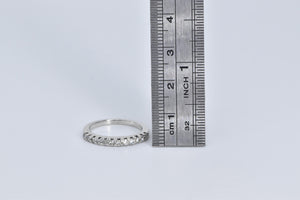 14K 0.30 Ctw Diamond Classic Wedding Band Ring White Gold