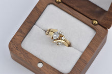 Load image into Gallery viewer, 14K 0.45 Ctw Pear Natural Diamond Bridal Set Ring Yellow Gold