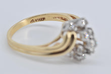 Load image into Gallery viewer, 14K 0.38 Ctw Natural Diamond Vintage Cluster Ring Yellow Gold