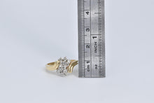 Load image into Gallery viewer, 14K 0.38 Ctw Natural Diamond Vintage Cluster Ring Yellow Gold