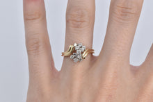 Load image into Gallery viewer, 14K 0.38 Ctw Natural Diamond Vintage Cluster Ring Yellow Gold
