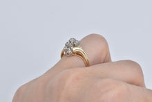 Load image into Gallery viewer, 14K 0.38 Ctw Natural Diamond Vintage Cluster Ring Yellow Gold