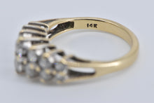 Load image into Gallery viewer, 14K 0.88 Ctw Natural Diamond Vintage Graduated Ring Yellow Gold