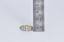 Load image into Gallery viewer, 14K 0.88 Ctw Natural Diamond Vintage Graduated Ring Yellow Gold