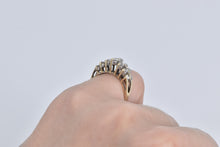 Load image into Gallery viewer, 14K 0.88 Ctw Natural Diamond Vintage Graduated Ring Yellow Gold