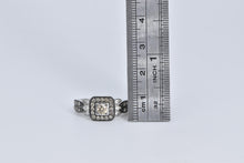 Load image into Gallery viewer, 14K 0.90 Ctw LeVian Natural Diamond Engagement Ring White Gold
