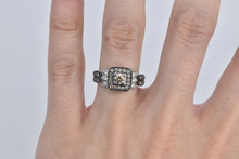 Load image into Gallery viewer, 14K 0.90 Ctw LeVian Natural Diamond Engagement Ring White Gold