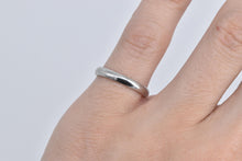 Load image into Gallery viewer, Platinum 3.0mm Classic Simple Rounded Wedding Band Ring