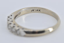 Load image into Gallery viewer, 14K 0.30 Ctw Classic Diamond Wedding Band Ring White Gold