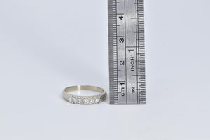 14K 0.30 Ctw Classic Diamond Wedding Band Ring White Gold