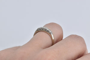 14K 0.30 Ctw Classic Diamond Wedding Band Ring White Gold