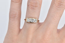 Load image into Gallery viewer, 14K 1930&#39;s Art Deco Diamond Wedding Band Ring Yellow Gold
