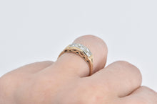 Load image into Gallery viewer, 14K 1930&#39;s Art Deco Diamond Wedding Band Ring Yellow Gold