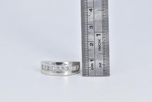 Load image into Gallery viewer, 14K 2.00 Ctw Princess Natural Diamond Wedding Band Ring White Gold
