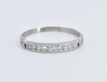 Load image into Gallery viewer, Platinum 0.20 Ctw Natural Diamond Wedding Band Ring