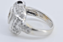 Load image into Gallery viewer, 18K 1.50 Ctw Yellow Sapphire Diamond Squared Ring White Gold
