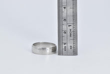 Load image into Gallery viewer, Platinum 5.9mm Hammered Classic Wedding Band Ring