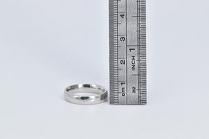 Platinum 4.2mm Classic Comfort Fit Wedding Band Ring