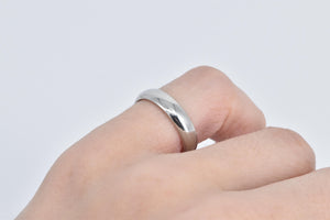 Platinum 4.2mm Classic Comfort Fit Wedding Band Ring