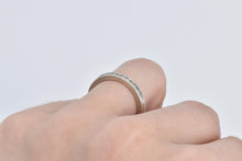 Load image into Gallery viewer, 14K 0.60 Ctw Princess Natural Diamond Wedding Band Ring White Gold