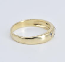 Load image into Gallery viewer, 14K Diamond Rounded Fashion Stacking Band Ring Yellow Gold