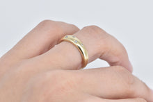 Load image into Gallery viewer, 14K Diamond Rounded Fashion Stacking Band Ring Yellow Gold