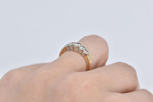 Load image into Gallery viewer, 14K 0.50 Ctw Natural Diamond Five Stone Band Ring Yellow Gold