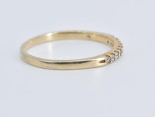 Load image into Gallery viewer, 14K 0.20 Ctw Diamond Classic Wedding Band Ring Yellow Gold