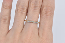 Load image into Gallery viewer, 14K 0.20 Ctw Diamond Classic Wedding Band Ring Yellow Gold