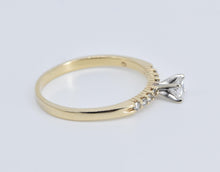 Load image into Gallery viewer, 14K 0.42 Ctw Diamond Simple Promise Engagement Ring Yellow Gold