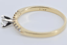 Load image into Gallery viewer, 14K 0.42 Ctw Diamond Simple Promise Engagement Ring Yellow Gold