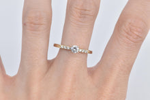 Load image into Gallery viewer, 14K 0.42 Ctw Diamond Simple Promise Engagement Ring Yellow Gold